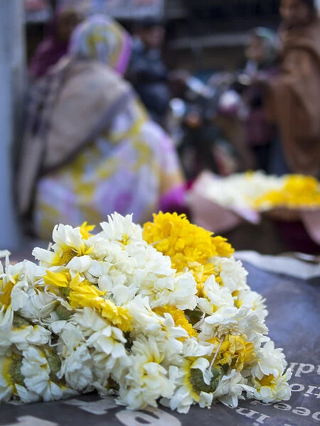 Flowers for sale at Udaipur, Rajasthan, India