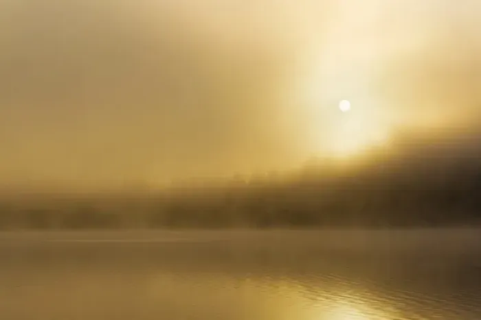 Framed Print : Foggy sunrise over Beaver Lake in the Stillwater State Forest near Whitefish, Montana Framed Print : Foggy sunrise over Beaver Lake in the Stillwater State Forest near Whitefish, Montana