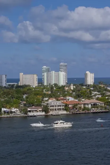 Framed Print : Fort Lauderdale, Port Everglades, Florida, USA, Intracoastal