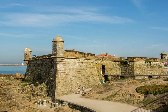 Framed Print : Fort of Sao Francisco Xavier or Castelo do Queijo on Douro River, Porto, Portugal. (Editorial Use Only)