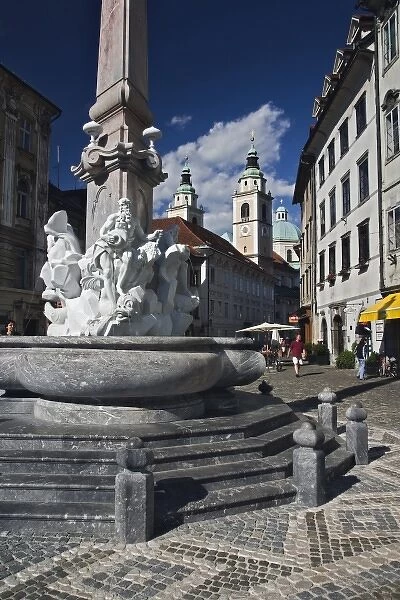 The Fountain of Three Camiolan Rivers, also known as The Robba Fountain, is one of