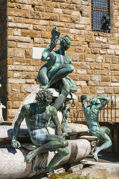Fountain of Neptune (Biancone), Firenze, UNESCO World Heritage site, Tuscany, Italy