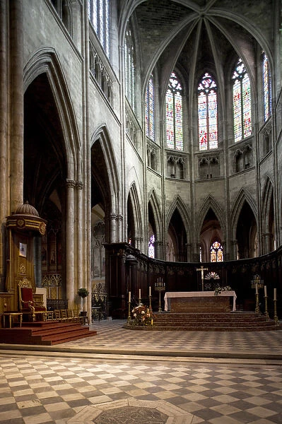 France, Aquitaine Region, Gironde Department, Bordeaux, Cathedrale St-Andre cathedral