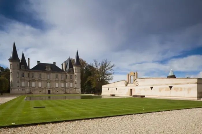 Framed Print : France, Aquitaine Region, Gironde Department, Haute-Medoc Area, Pauillac, Chateau