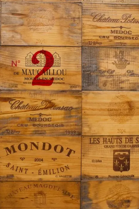 Framed Print : France, Aquitaine Region, Gironde Department, St-Emilion, wine town, wine crates Framed Print : France, Aquitaine Region, Gironde Department, St-Emilion, wine town, wine crates