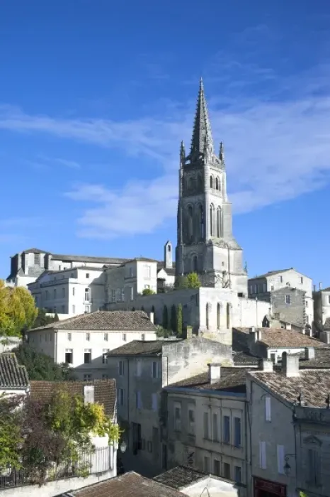 Framed Print : France, Aquitaine Region, Gironde Department, St-Emilion, wine town, town view with Framed Print : France, Aquitaine Region, Gironde Department, St-Emilion, wine town, town view with