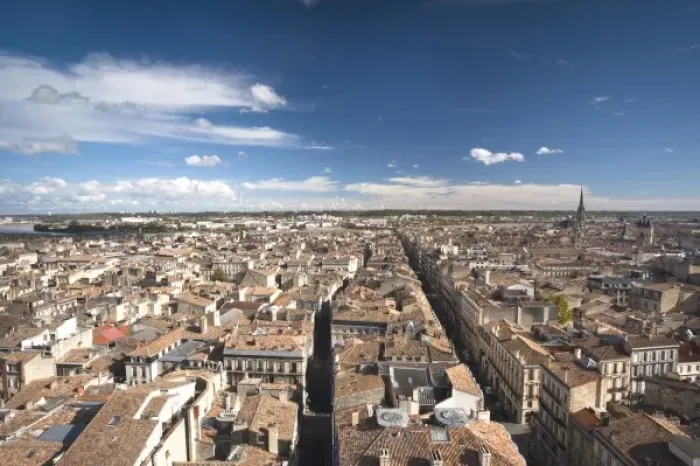 Framed Print : France, Aquitaine Region, Gironde Department, Bordeaux, city view over Cours d Alsace Framed Print : France, Aquitaine Region, Gironde Department, Bordeaux, city view over Cours d Alsace