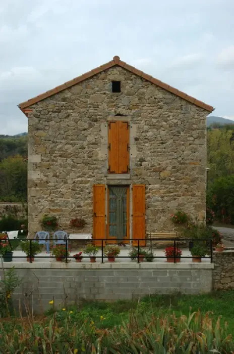 Framed Print : 03. France, Ardeche, stone house in countryside (Editorial Usage Only) Framed Print : 03. France, Ardeche, stone house in countryside (Editorial Usage Only)