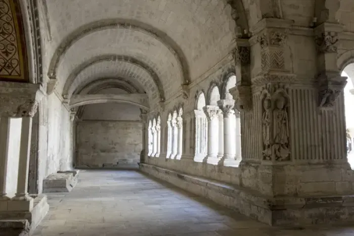 Framed Print : France, Arles, Abbey of Saint Peter of Montmajour, Benedictine order, established in 949 AD