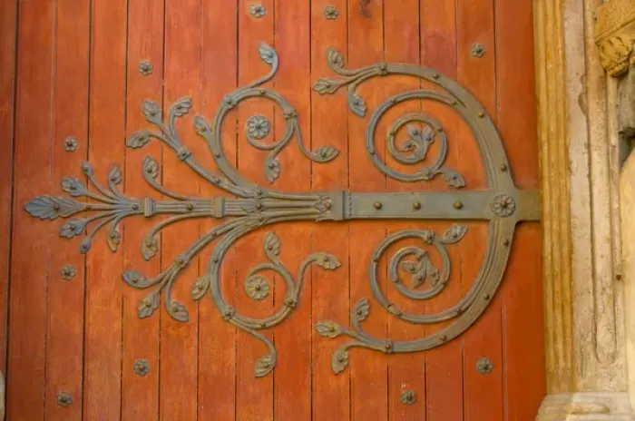 Framed Print : 03. France, Arles, Provence, Eglise St-Trophime door detail