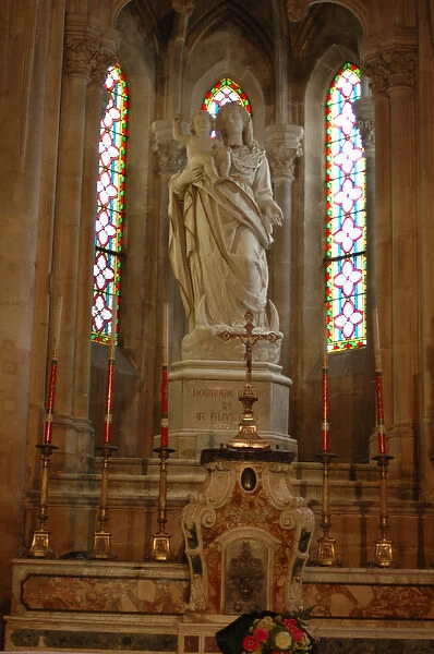 03. France, Arles, Provence, Madonna and child statue inside Eglise St-Trophime