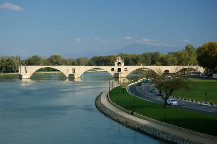 Framed Print : 03. France, Avignon, Provence, Saint Benezet bridge