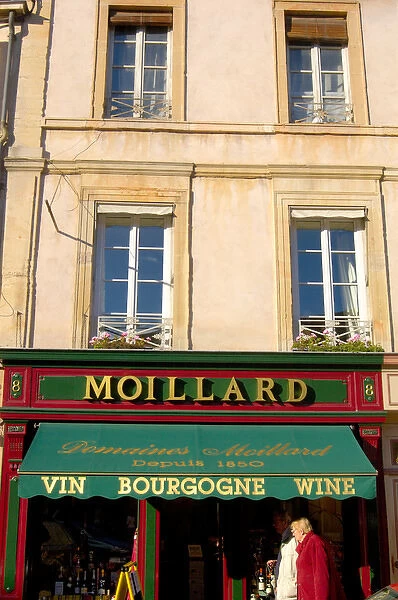 03. France, Burgundy, Beaune, Moillard wine shop (Editorial Usage Only)