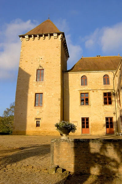 03. France, Burgundy, Maconnais region, Chateau de Pierreclos (Editorial Usage Only)