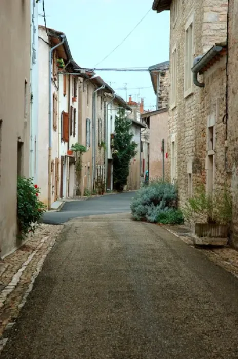 Framed Print : 03. France, Burgundy, Tournus, residential neighborhood Framed Print : 03. France, Burgundy, Tournus, residential neighborhood