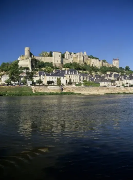 Framed Print : France, Centre, Indre et Loire, Chinon, Loire Valley, River Vienne, Chateau Framed Print : France, Centre, Indre et Loire, Chinon, Loire Valley, River Vienne, Chateau
