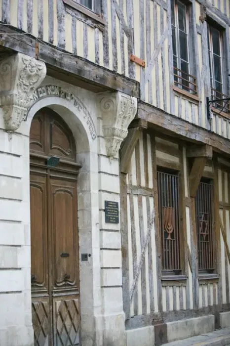 Framed Print : FRANCE-Champagne (Aube)-Troyes: Rue Bonneval Synagogue Framed Print : FRANCE-Champagne (Aube)-Troyes: Rue Bonneval Synagogue
