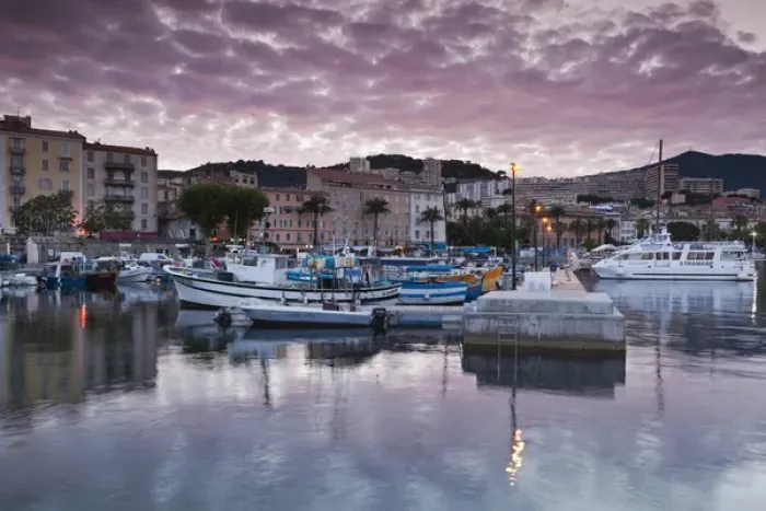 Framed Print : France, Corsica, Corse-du-Sud Department, Corsica West Coast Region, Ajaccio, city Framed Print : France, Corsica, Corse-du-Sud Department, Corsica West Coast Region, Ajaccio, city
