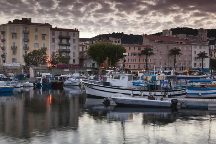 Framed Print : France, Corsica, Corse-du-Sud Department, Corsica West Coast Region, Ajaccio, city Framed Print : France, Corsica, Corse-du-Sud Department, Corsica West Coast Region, Ajaccio, city