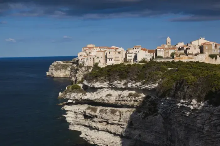 Framed Print : France, Corsica, Corse-du-Sud Department, Corsica South Coast Region, Bonifacio