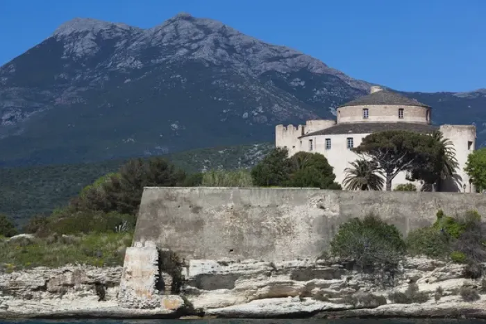 Framed Print : France, Corsica, Haute-Corse Department, Le Nebbio Region, St-Florent, the Citadel