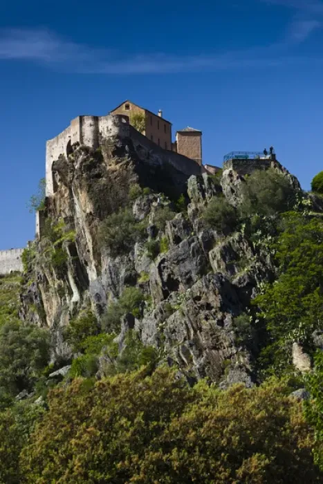 Framed Print : France, Corsica, Haute-Corse Department, Central Mountains Region, Corte, Citadel Framed Print : France, Corsica, Haute-Corse Department, Central Mountains Region, Corte, Citadel