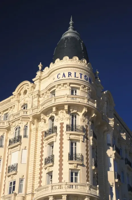 Framed Print : France, Cote d Azur, Cannes. Carlton Hotel