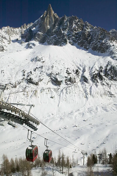 FRANCE-French Alps (Haute-Savoie)-CHAMONIX-MONT-BLANC: Le Montenvers  /  Winter Ski