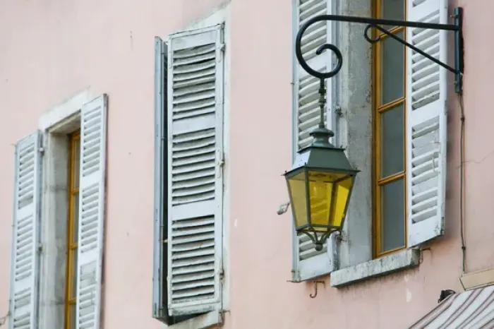 Framed Print : FRANCE-French Alps (Haute-Savoie)-ANNECY: Street Lamps / Old Town Framed Print : FRANCE-French Alps (Haute-Savoie)-ANNECY: Street Lamps / Old Town