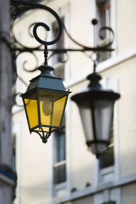 Framed Print : FRANCE-French Alps (Haute-Savoie)-ANNECY: Street Lamps / Old Town Framed Print : FRANCE-French Alps (Haute-Savoie)-ANNECY: Street Lamps / Old Town