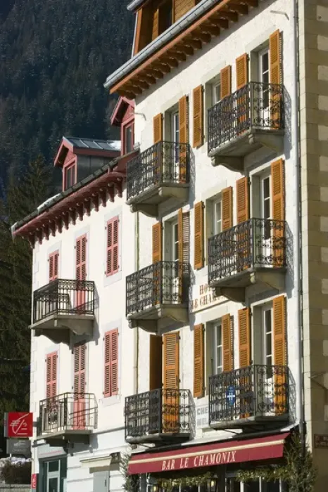 Framed Print : FRANCE-French Alps (Haute-Savoie)-CHAMONIX-MONT-BLANC: Downtown / Hotel & Ski Condo Framed Print : FRANCE-French Alps (Haute-Savoie)-CHAMONIX-MONT-BLANC: Downtown / Hotel & Ski Condo