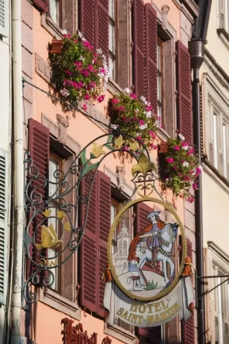 Framed Print : France, Haut-Rhin, Alsace Region, Alsatian Wine Route, Colmar, town detail Framed Print : France, Haut-Rhin, Alsace Region, Alsatian Wine Route, Colmar, town detail
