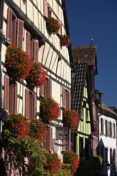 Framed Print : France, Haut-Rhin, Alsace Region, Alsatian Wine Route, Kaysersberg, town detail Framed Print : France, Haut-Rhin, Alsace Region, Alsatian Wine Route, Kaysersberg, town detail