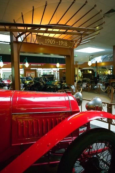 FRANCE, Jura, Doubs, MONTBELIARD  /  SOCHAUX: Peugeot Car Museum by Main Peugeot Car Plant