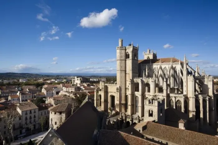 Framed Print : France, Languedoc-Roussillon, Aude Department, Narbonne, Cathedrale St-Just-et-St-Pasteur cathedral