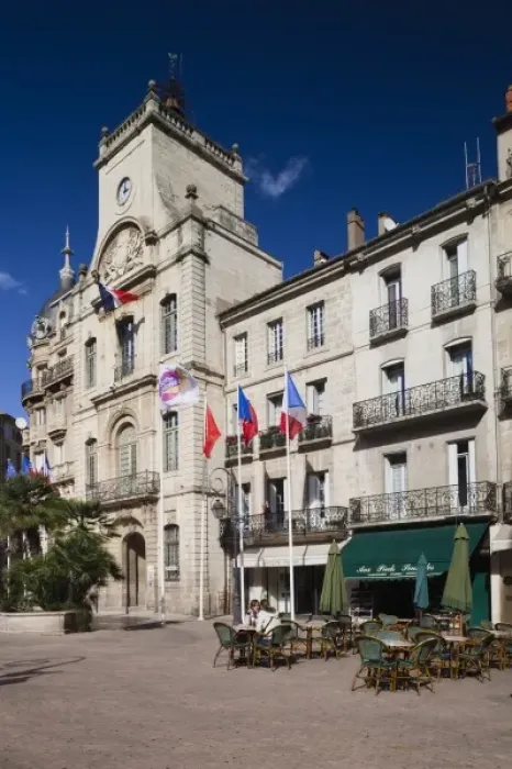 Framed Print : France, Languedoc-Roussillon, Herault Department, Beziers, town hall Framed Print : France, Languedoc-Roussillon, Herault Department, Beziers, town hall