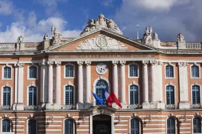 Framed Print : France, Midi-Pyrenees Region, Haute-Garonne Department, Toulouse, Place du Capitole