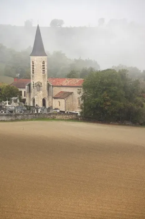 Framed Print : France, Midi-Pyrenees Region, Tarn Department, Livers-Cazelles, town church Framed Print : France, Midi-Pyrenees Region, Tarn Department, Livers-Cazelles, town church