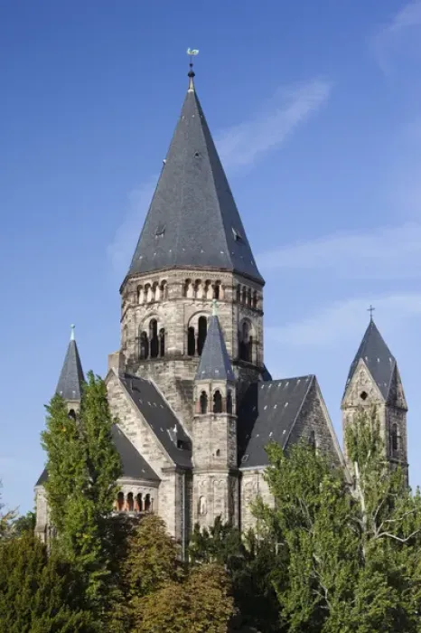 Framed Print : France, Moselle, Lorraine Region, Metz, Temple Neuf church Framed Print : France, Moselle, Lorraine Region, Metz, Temple Neuf church