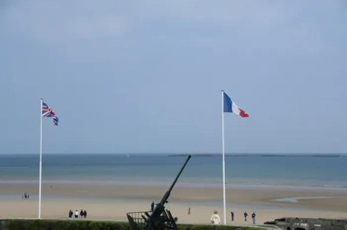 Framed Print : France, Normandy, Arromanches. Famous battlefield beach on the 66th Anniversary of D-Day Framed Print : France, Normandy, Arromanches. Famous battlefield beach on the 66th Anniversary of D-Day