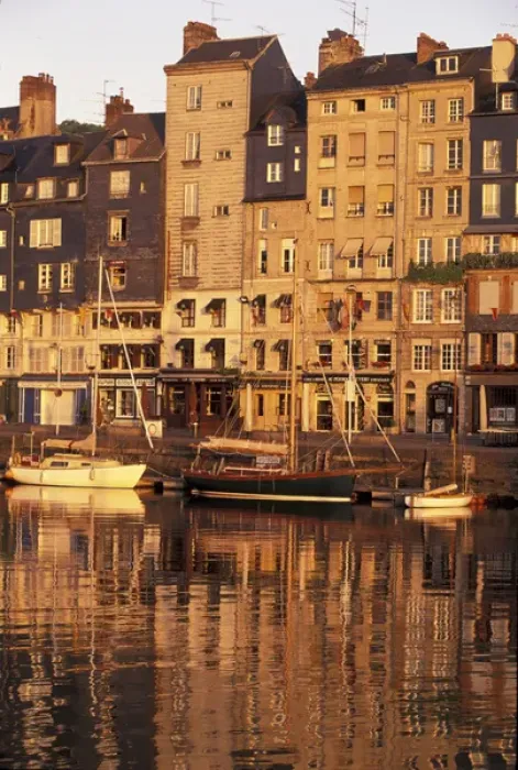 Framed Print : FRANCE, Normandy Honfleur Quai St. Cathrine at dawn Framed Print : FRANCE, Normandy Honfleur Quai St. Cathrine at dawn