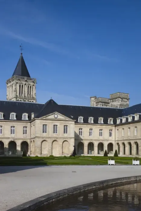 Framed Print : France, Normandy Region, Calvados Department, Caen, Abbaye Aux Dames abbey