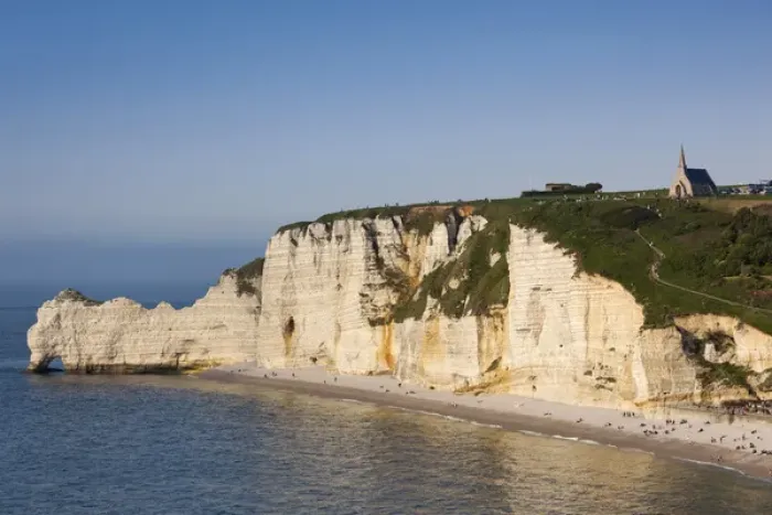 Framed Print : France, Normandy Region, Seine-Maritime Department, Etretat, Falaise De Amont cliffs Framed Print : France, Normandy Region, Seine-Maritime Department, Etretat, Falaise De Amont cliffs