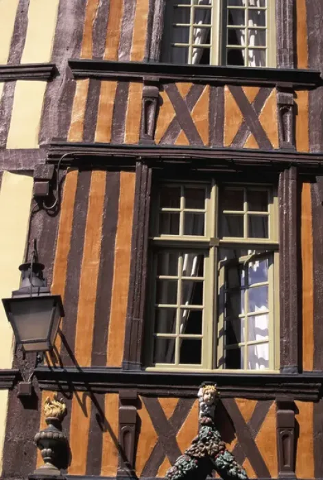 Framed Print : FRANCE, Normandy Rouen Old Building details Framed Print : FRANCE, Normandy Rouen Old Building details