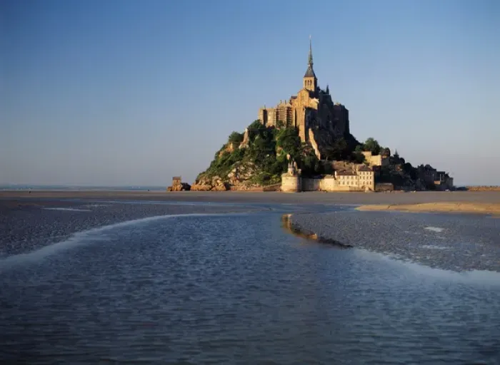 Framed Print : France, Normandy, View of Mont Saint-Michel Framed Print : France, Normandy, View of Mont Saint-Michel