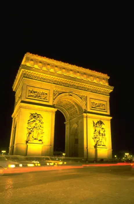 Framed Print : 03. France, Paris. Arc d Triomphe