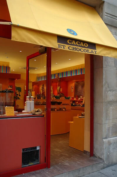 03. France, Paris, chocolate shop in Ile St. Louis (Editorial Usage Only)