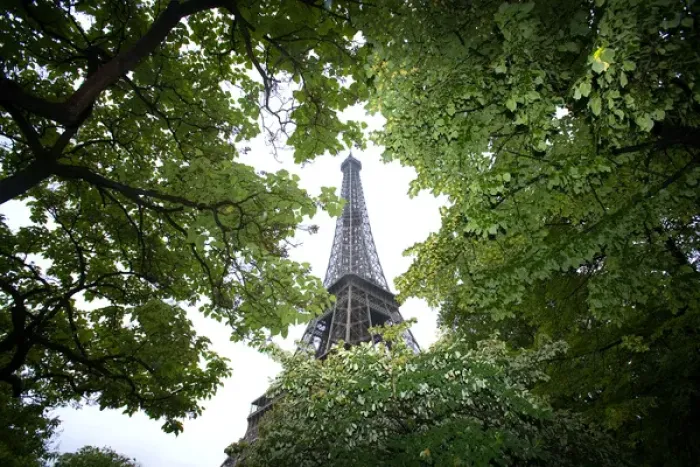 Framed Print : France, Paris. Close-up of portion of Eiffel Tower in daytime. Credit as: Jim Zuckerman Framed Print : France, Paris. Close-up of portion of Eiffel Tower in daytime. Credit as: Jim Zuckerman