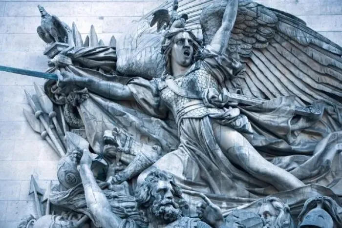 Framed Print : France, Paris. Detail of a heroic sculpture on the Arc de Triomphe. Credit as: Jim Framed Print : France, Paris. Detail of a heroic sculpture on the Arc de Triomphe. Credit as: Jim