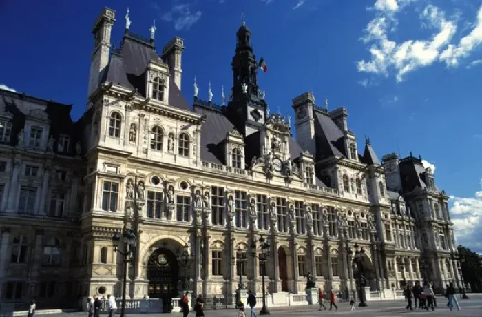 Framed Print : France, Paris, Hotel de Ville